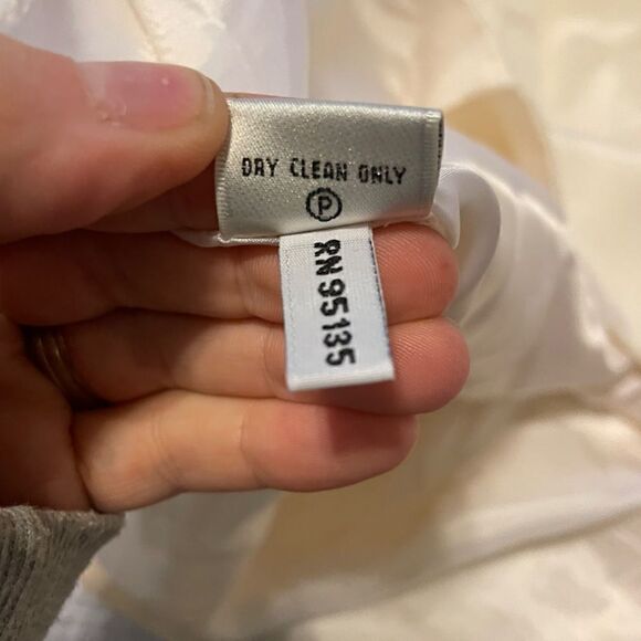 NWOT Lafayette 148 New York Cream Silk Fully Lined Sleeveless Top - 14 - Picture 10 of 10